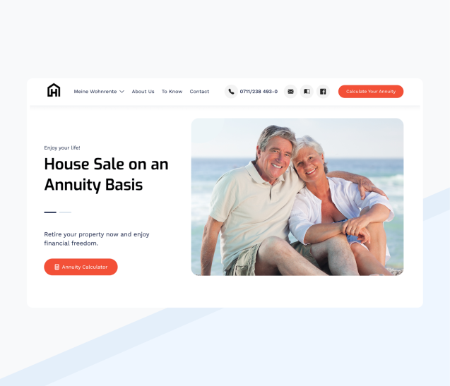 Conception de bannière sur le site