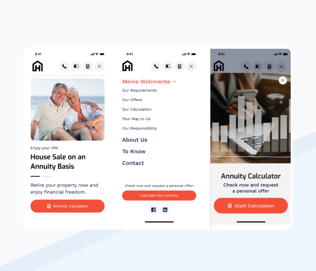 Conception web pour un site web immobilier