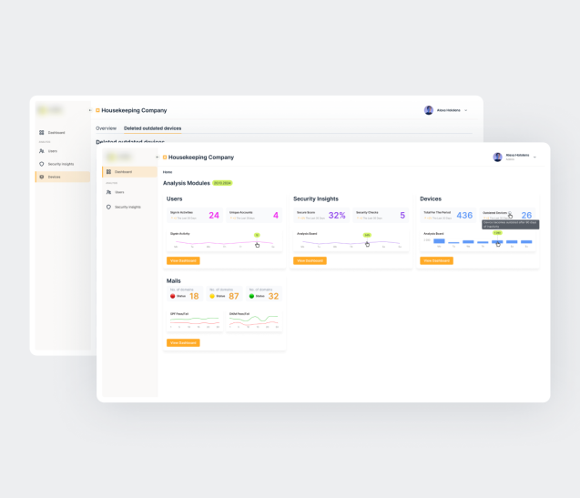 Informations de sécurité & analytique